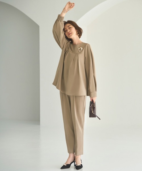 「RUIRUE BOUTIQUE」 セットアップ 4L ネイビー レディース_画像4