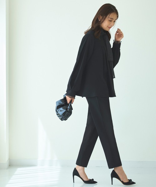 「RUIRUE BOUTIQUE」 セットアップ 4L ネイビー レディース_画像6