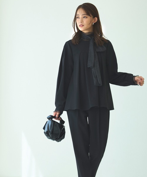 「RUIRUE BOUTIQUE」 セットアップ 4L ネイビー レディース_画像8