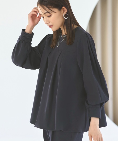 「RUIRUE BOUTIQUE」 セットアップ 4L ネイビー レディース_画像9