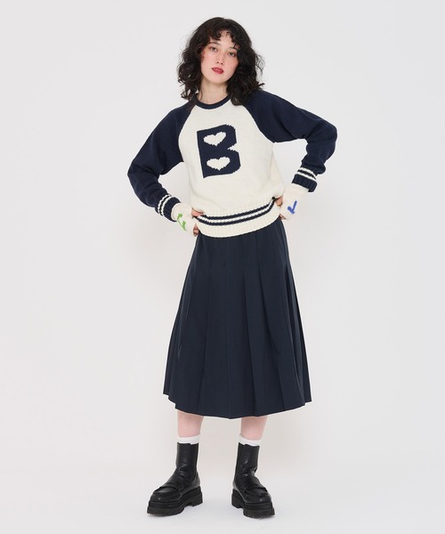 「TINA：JOJUN」 長袖ニット M レッド レディース_画像4