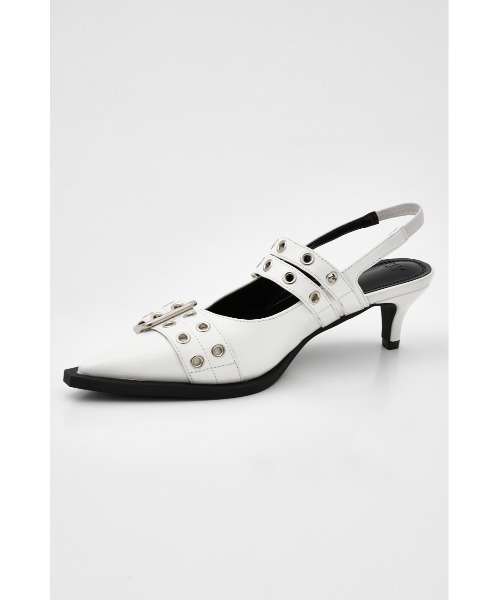 「SLY」 ヒールサンダル SMALL シルバー レディース_画像6