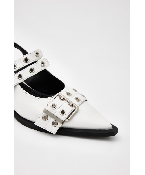 「SLY」 ヒールサンダル SMALL シルバー レディース_画像7