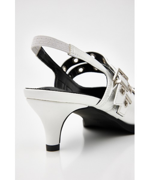 「SLY」 ヒールサンダル SMALL シルバー レディース_画像8