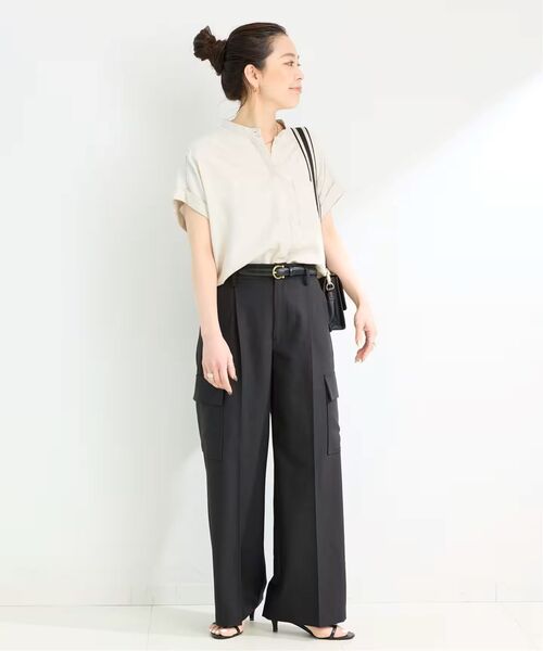 「B.C STOCK」 カーゴパンツ SMALL オリーブ レディース