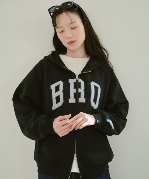 BROKEN BASE（ブロークンベース） パーカー BRO Double-Zip Hoodie