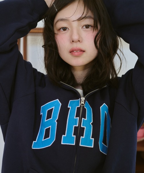 BROKEN BASE（ブロークンベース） パーカー BRO Double-Zip Hoodie