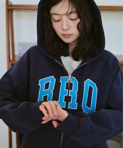 BROKEN BASE（ブロークンベース） パーカー BRO Double-Zip Hoodie