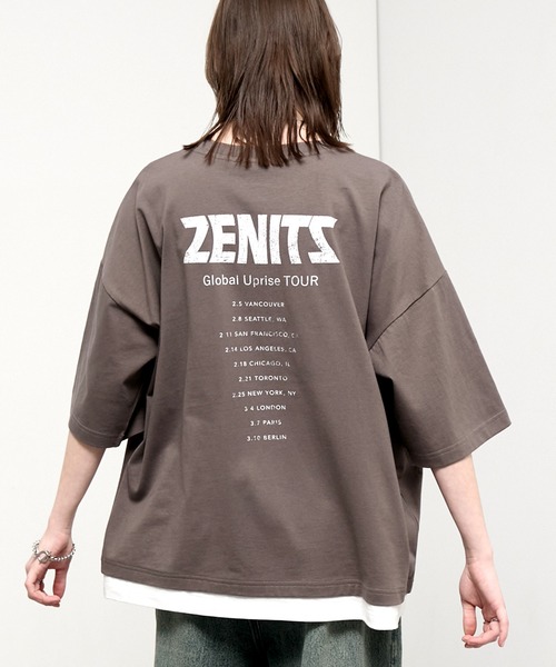 tシャツ 「Alfred Alex」Layered Oversized Tour Tee / ヴィンテージ