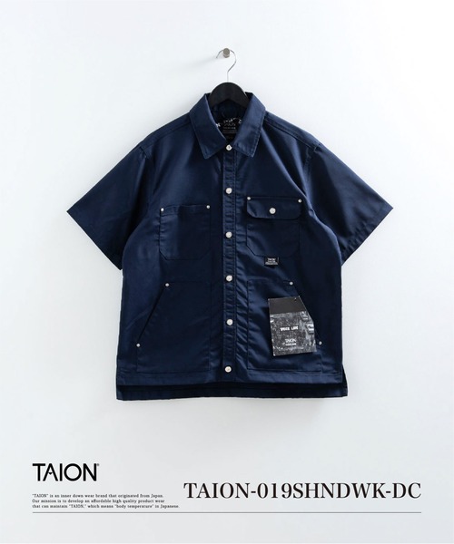 TAION（タイオン） シャツ 「」「ユニセックス」ノンダウン ワーク