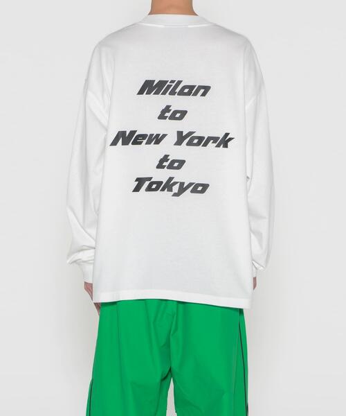 LOTTO（ロット） tシャツ LOTTO M/N/T BACK PRINT LONG-SLEEVE T