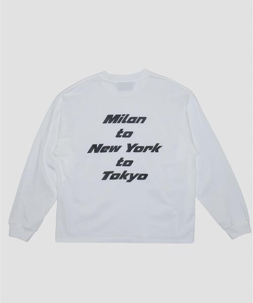 LOTTO（ロット） tシャツ LOTTO M/N/T BACK PRINT LONG-SLEEVE T