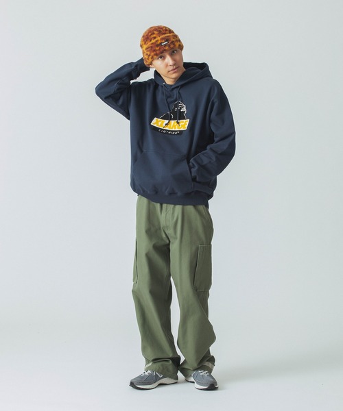 「XLARGE」 プルオーバーパーカー X-LARGE グリーン メンズ_画像7