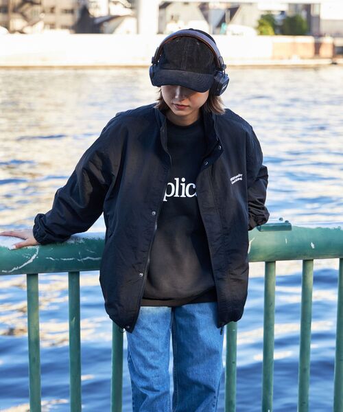 「FFEIN」 スウェットカットソー SMALL ネイビー メンズ_画像9