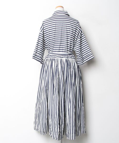 「kate spade new york」 シャツワンピース M ネイビー レディースの画像