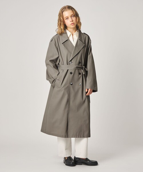 トレンチコート コート 「Steven Alan」コットン トレンチ コート レディースの画像