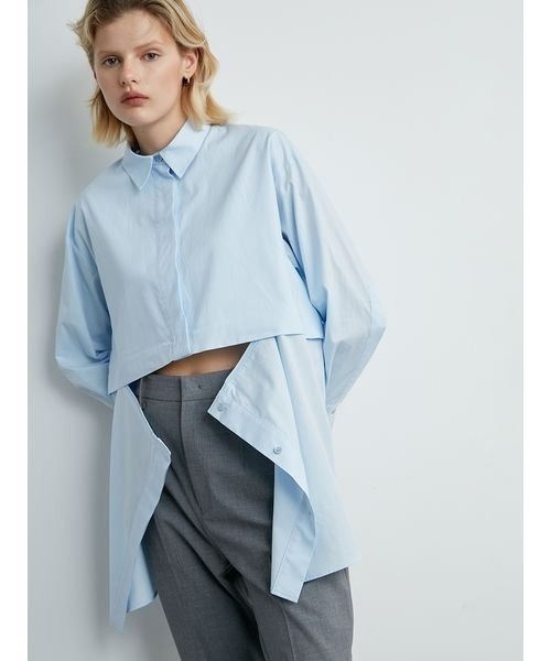 「styling/」 長袖シャツ ONE SIZE オレンジ レディース_画像3