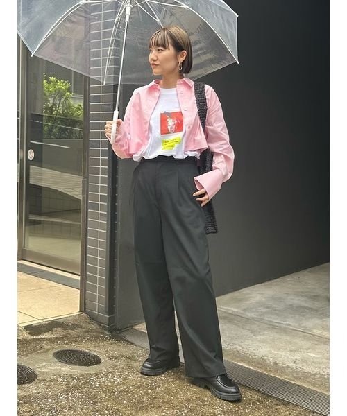 「styling/」 長袖シャツ ONE SIZE オレンジ レディース_画像10