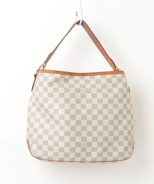 「LOUIS VUITTON」 ダミエ アズール ディライトフルPM ハンドバッグ - ベージュ レディース_画像2