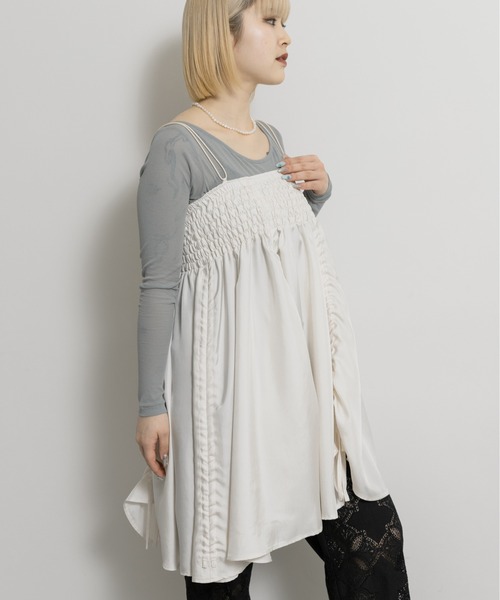 ワンピース cwtch　FLOWER MINI DRESSの画像