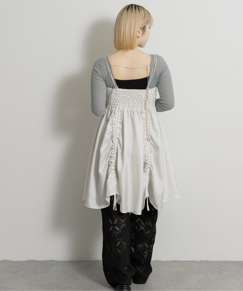 ワンピース cwtch　FLOWER MINI DRESSの画像