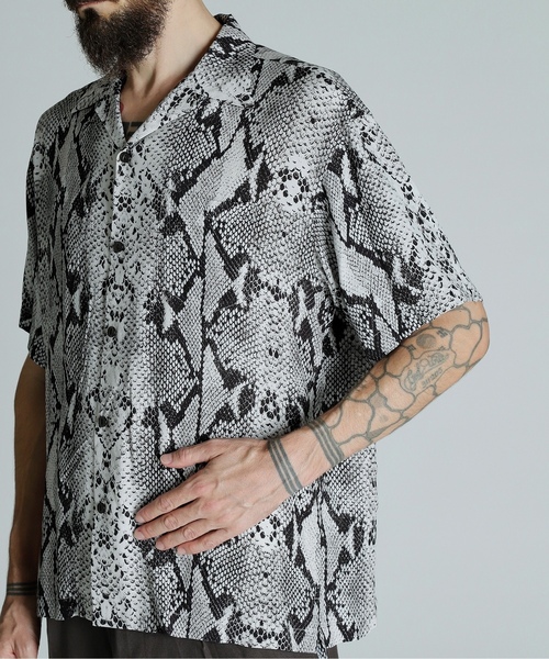 Schott N.Y.C（ショット） 「schott」 半袖シャツ M ライトグレー