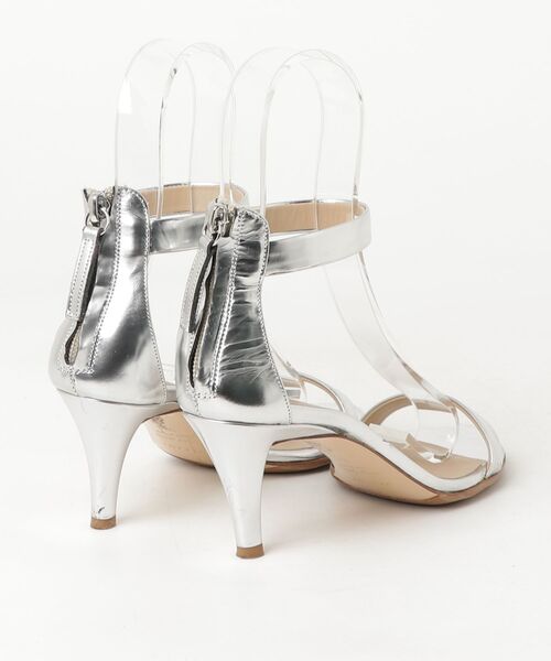 「VICINI」 ヒールサンダル 35.5 シルバー レディース_画像2
