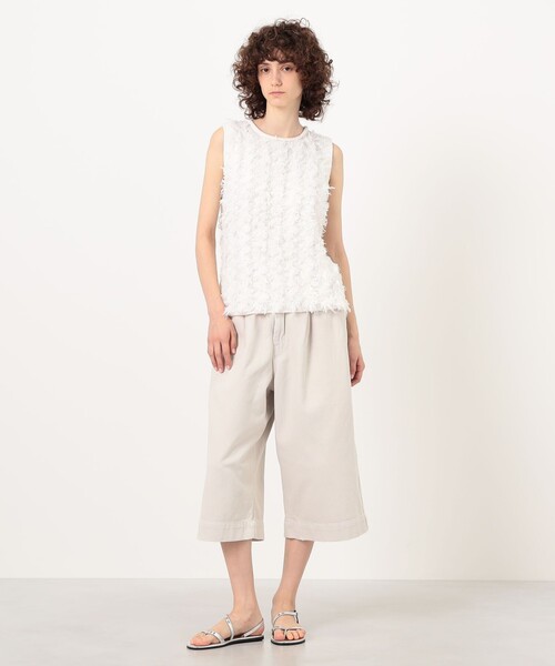 ワイドパンツ パンツ LAUREN MANOOGIAN WASHED CROP パンツ レディースの画像