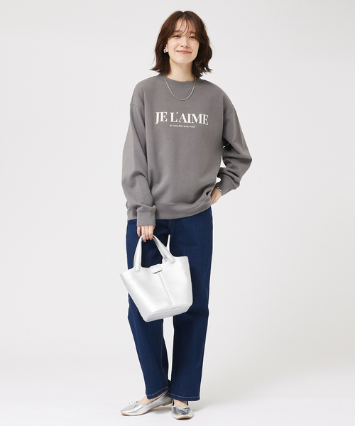 「abahouse mavie」 長袖カットソー フリー アイボリー レディース_画像5