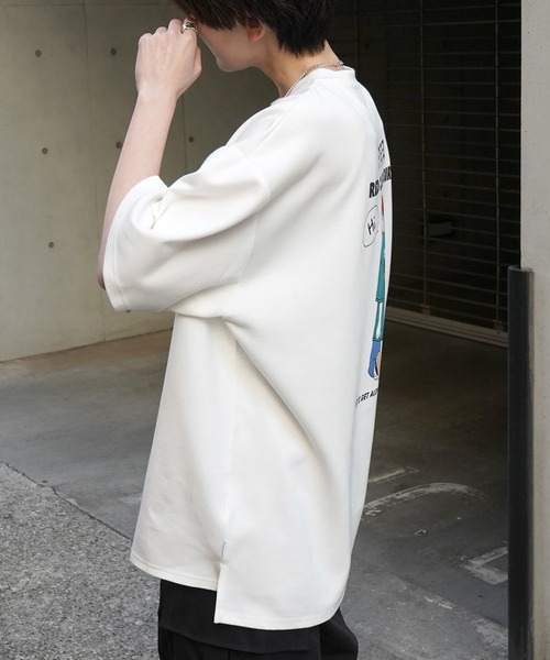「Red Cap Girl」 半袖Tシャツ L ブルー系その他 メンズ_画像3