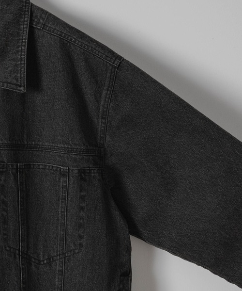 メンズ 60%OFF 新品 ショート丈 Pコート M ブラック CASPER JOHN