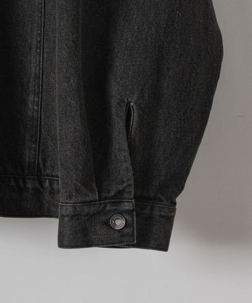 メンズ 60%OFF 新品 ショート丈 Pコート M ブラック CASPER JOHN