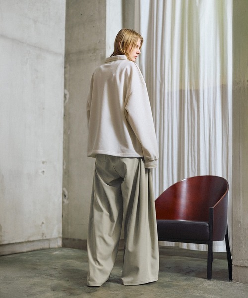 「ROCHEM」 長袖ポロシャツ X-SMALL ネイビー メンズ_画像5