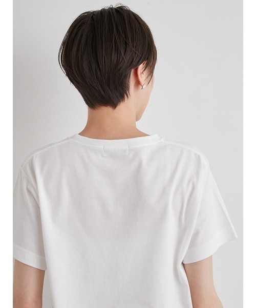 「emmi」 半袖Tシャツ FREE ネイビー レディース_画像3