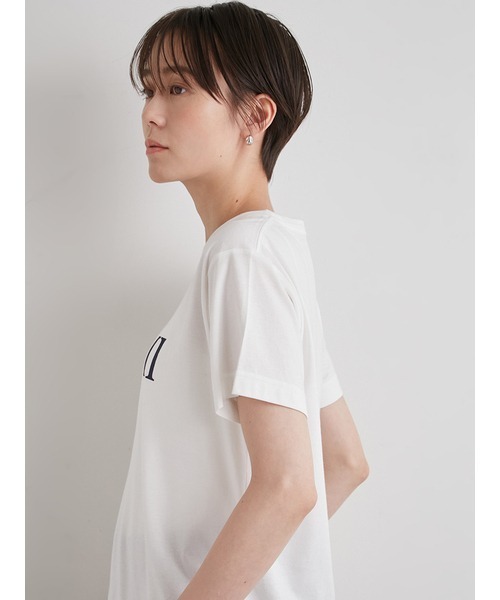 「emmi」 半袖Tシャツ FREE ネイビー レディース_画像4