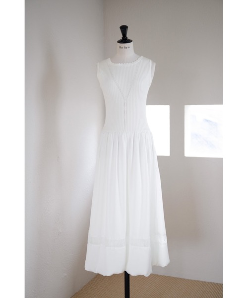 Her lip to ワンピース Eyelet Knit Docking Dress : ZOZOTOWN Yahoo