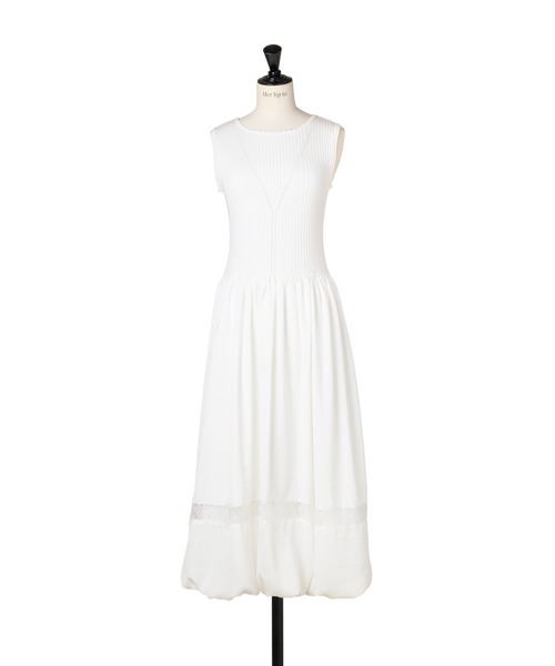 Her lip to ワンピース Eyelet Knit Docking Dress : ZOZOTOWN Yahoo