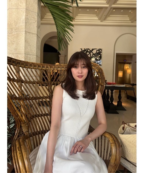 Her lip to ワンピース Eyelet Knit Docking Dress : ZOZOTOWN Yahoo