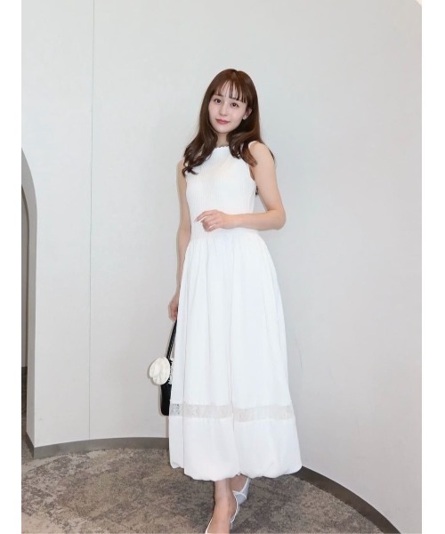 Her lip to ワンピース Eyelet Knit Docking Dress : ZOZOTOWN Yahoo