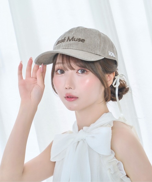 Rose Muse（ロゼミューズ） キャップ 帽子 Basic washed cap