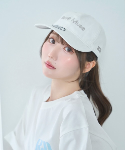 Rose Muse（ロゼミューズ） キャップ 帽子 Basic washed cap