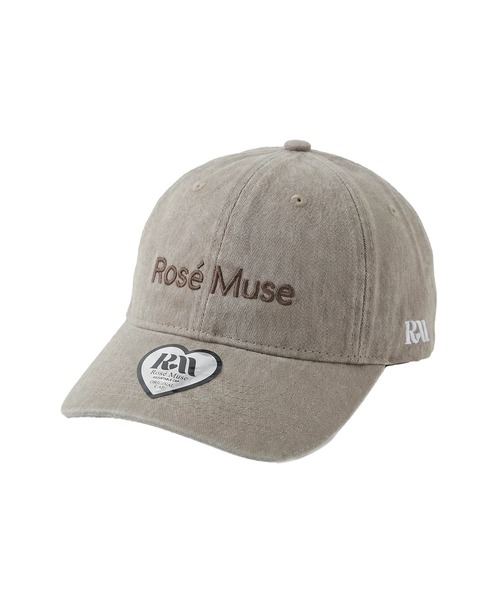 Rosé Muse ロゼミュ キャップ ブラウン 新品未使用 Rose Muse（ロゼミューズ） キャップ 帽子 Basic washed cap