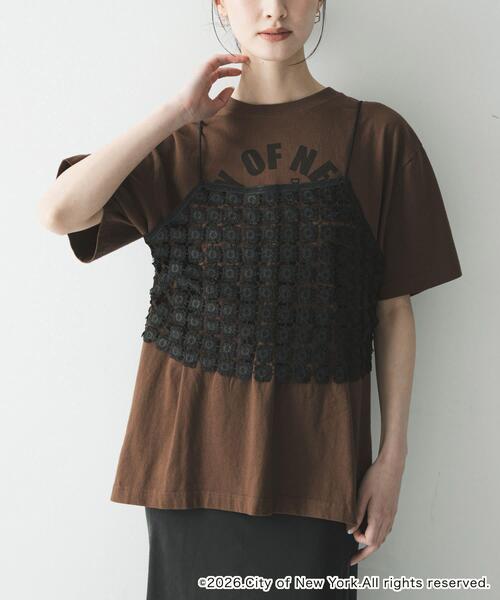 「GOOD ROCK SPEED」 半袖Tシャツ FREE ブルー レディース_画像4