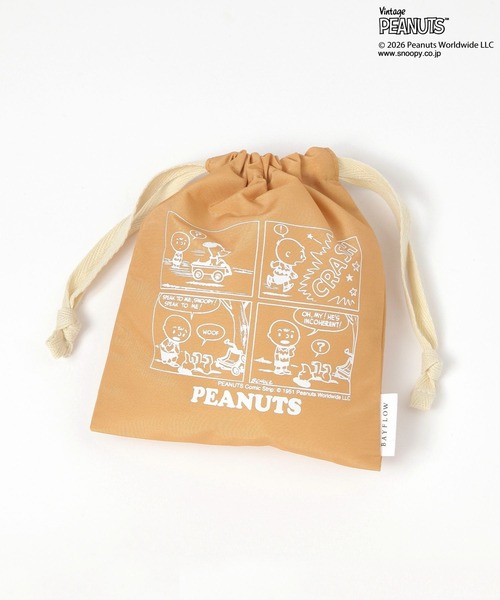 PEANUTS ポーチ 「PEANUTS×BAYFLOW」SECRET巾着 レディース メンズ