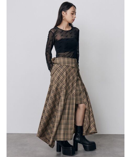 MURUA（ムルーア） tシャツ デジタルロゴシアートップス 秋服 