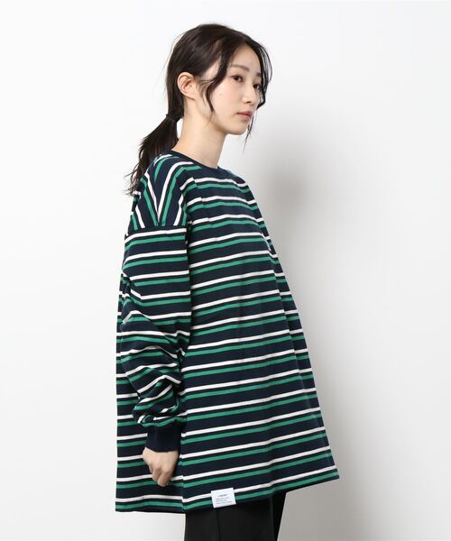 「LIBERE」 長袖Tシャツ SMALL ブラウン メンズ_画像2