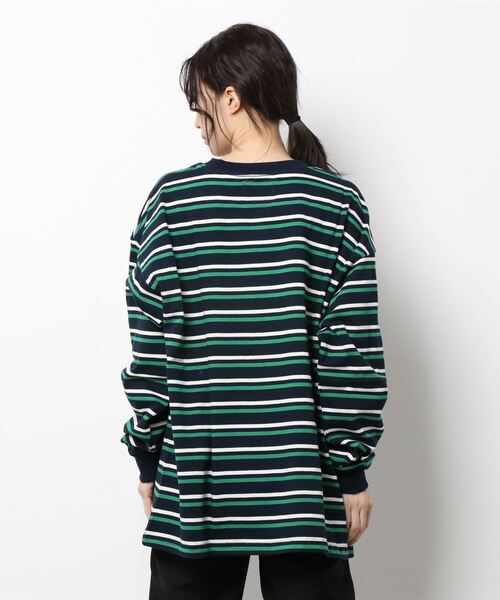 「LIBERE」 長袖Tシャツ SMALL ブラウン メンズ_画像7