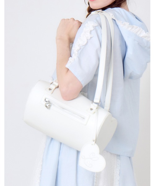 Lolime by mellfy memory ボストンバッグ puffy heart shape bag 