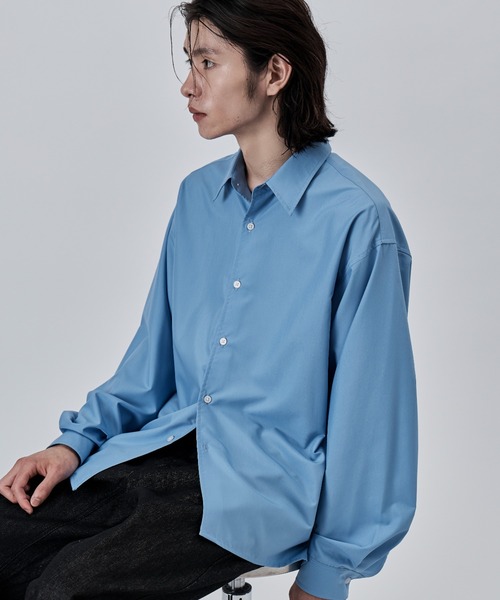 SINSS シャツ Box cut shirt / ボックスカットシャツ メンズ
