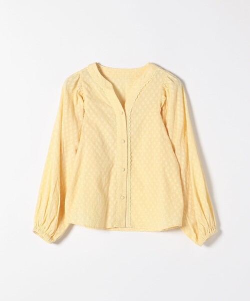 「SHIPS any」 長袖ブラウス ONE SIZE イエロー レディース_画像9